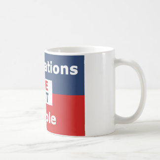 Ondernemingen zijn geen mensen koffiemok