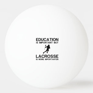 ONDERRICHT BELANGRIJK LACROSSE BELANGRIJKER PINGPONGBALLEN
