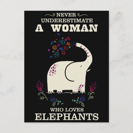 Onderschat briefkaart nooit (Voorkant)