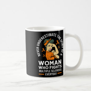 Onderschat de geest van een vrouw MS Warrior Koffiemok