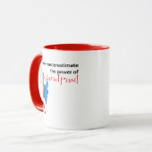 Onderschat de Grandpas-Mok nooit (AA) Mok (Voorkant links)