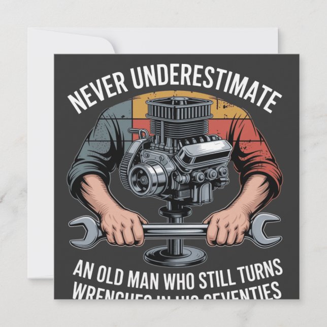 Onderschat een man die nog steeds sleutels gebruik (Voorkant)