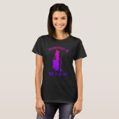 Onderschat me dat het een vage Halloween-heks zal  T-shirt (Voorkant volledig)