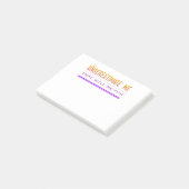 Onderschat me dat het goed zal zijn post-it® notes (Schuin)