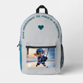 Onderschat nooit.. bedrukte rugzak