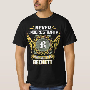Onderschat nooit de kracht van een Beckett T-shirt