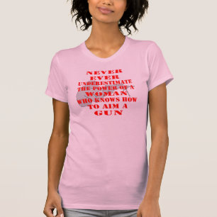 Onderschat nooit de Macht van een Vrouw T-shirt
