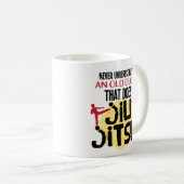 Onderschat nooit de Mok van Old guy Jiu Jitsu Coff (Voorkant rechts)