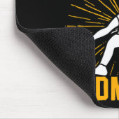 Onderschat nooit de oude Man Dminton Shuttle Muismat (Hoek)