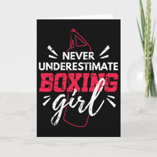 Onderschat Nooit Een Boksmeisje Mma Kickboksen B Kaart