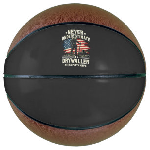 Onderschat nooit een drywaller met een stopmes basketbal