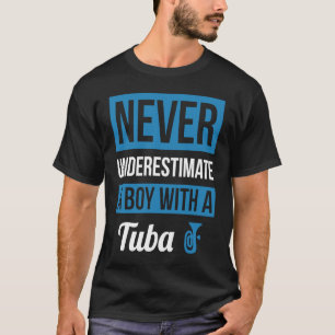 Onderschat nooit een jongen met een buik t-shirt