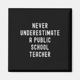 Onderschat nooit een leraar op een openbare school magneet