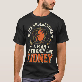 Onderschat Nooit Een Man Met Alleen Een T-shirt