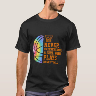 Onderschat nooit een meisje dat Bysketbyll 2 speel T-shirt