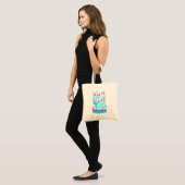 Onderschat nooit een meisje dat het Karate-ontwerp Tote Bag (Voorkant (model))
