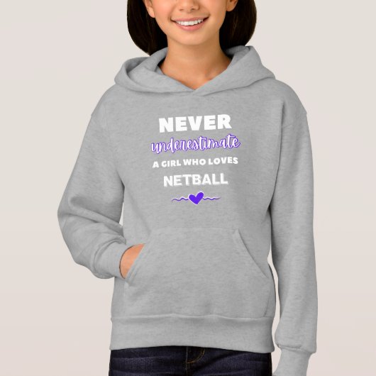 Onderschat nooit een meisje dat van netball houdt (Voorkant)