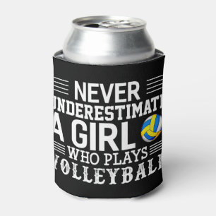 Onderschat nooit een meisje dat volleyball video s blikjeskoeler