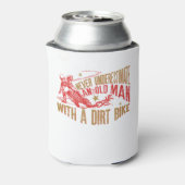 Onderschat nooit een oldman met een vuile bike blikjeskoeler (Blikje Achterkant)