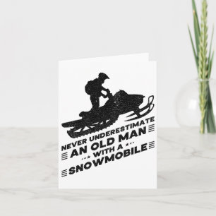 Onderschat nooit een oud Man met een neusmobiele Kaart
