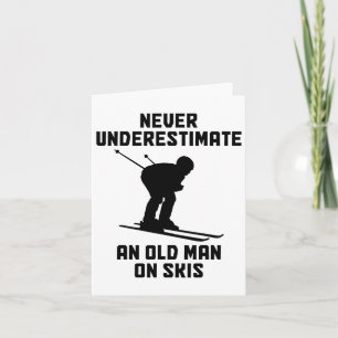 Onderschat nooit een oud Man op schamele kiïne Kaart