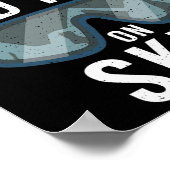 Onderschat nooit een oud Man op ski's wintersport Poster (Hoek)