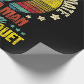 Onderschat nooit een oud Man - Tennis Racket SPO Cadeaupapier (Hoek)