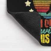 Onderschat nooit een oud Man - Tennis Racket SPO Muismat (Hoek)