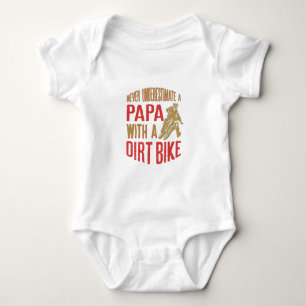 Onderschat nooit een pap met een vuile bike grappn romper