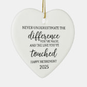 Onderschat nooit het verschil dat je hebt gemaakt keramisch ornament (Rechts)