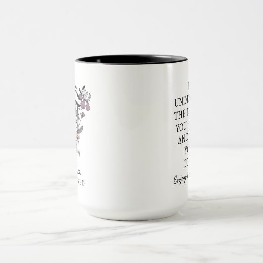 Onderschat nooit het verschil dat je hebt gemaakt mok (Midden)