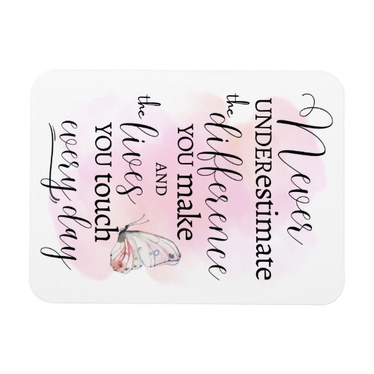 Onderschat nooit het verschil dat u maakt magneet (Horizontaal)