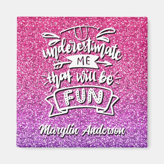 ONDERSCHATTING VAN MIJ DAT DE KLANT ZAL KUNNEN WOR MAGNEET (Voorkant)