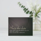 Onderscheid gepersonaliseerd Save the Date Kaart (Staand voorkant)