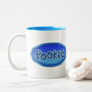 Onderscheidend "POOKIE" Tweekleurige Koffiemok