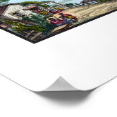 Onderscheidende gekleurde Mannen Poster (Hoek)