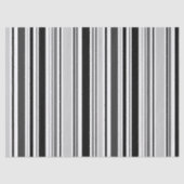 Onderscheidende grijze, zwarte, witte strepen tissuepapier (Voorkant)