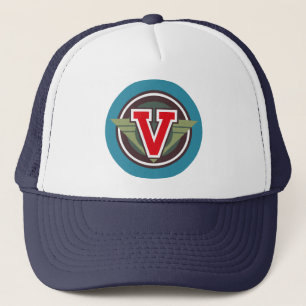 Onderscheidende letter "V" Decoontwerp Trucker Pet