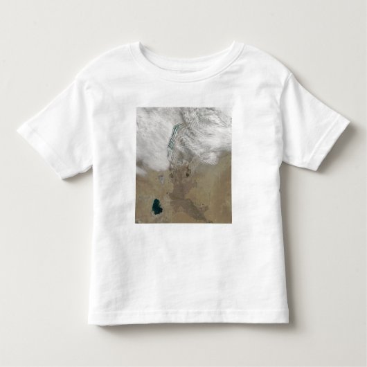 Onderscheidende lijnen van wolken kinder shirts (Voorkant)