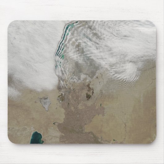 Onderscheidende lijnen van wolken muismat (Voorkant)