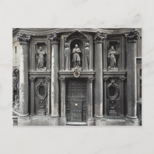 Onderste helft van de gevel, 1637-41 briefkaart