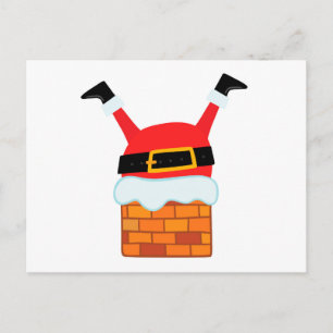 Onderste Kerstman Feestdagenkaart