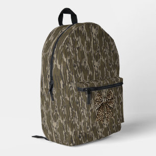 Onderste Lands Camo Luipaard Boog Lint Jacht Vrouw Bedrukte Rugzak