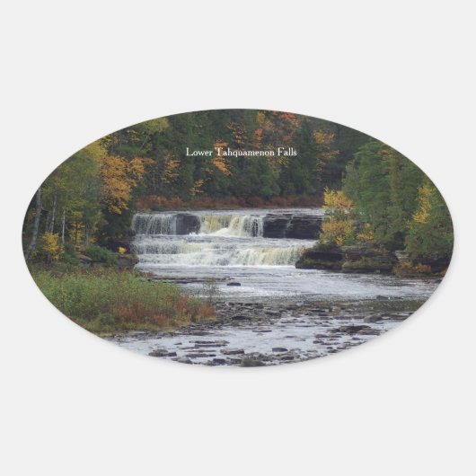 Onderste Tahquamenon-Herfst sticker (Voorkant)