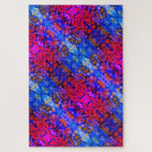 Ondersteboven Abstract schetsen met nachtmerrie Legpuzzel (Verticaal)