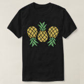 Ondersteboven Ananas Art T-shirt (Design voorkant)