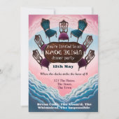 Ondersteboven diner, Modern Surrealisme Kaart (Voorkant)