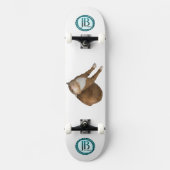 Ondersteboven Zonneschijn Kat Skateboard (Voorkant)