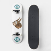 Ondersteboven Zonneschijn Kat Skateboard (Voorkant)