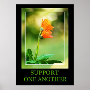 Ondersteun elkaar poster